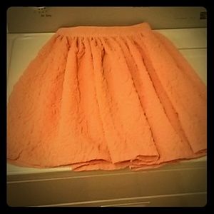 NWT peach rouched classic skirt
